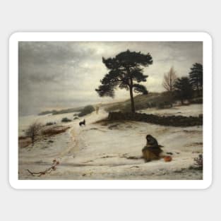 Blow Blow Thou Winter Wind by John Everett Millais Magnet